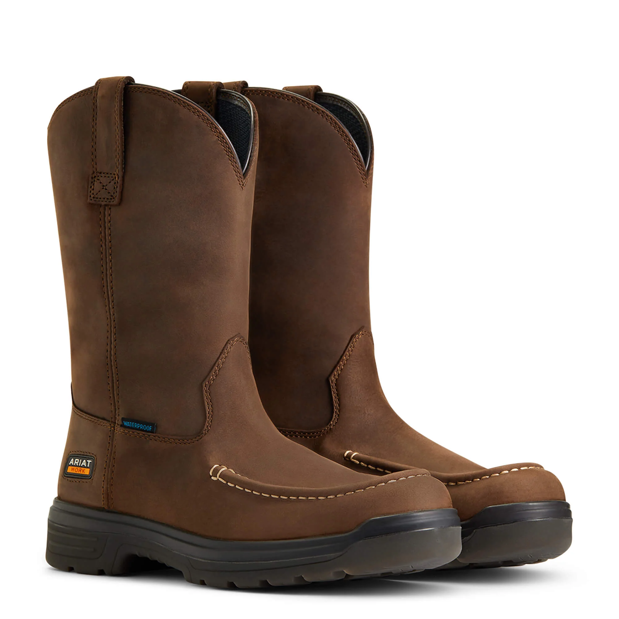 Ariat Men's Turbo Moc Toe Waterproof Work Boots 10040397 - Image 6