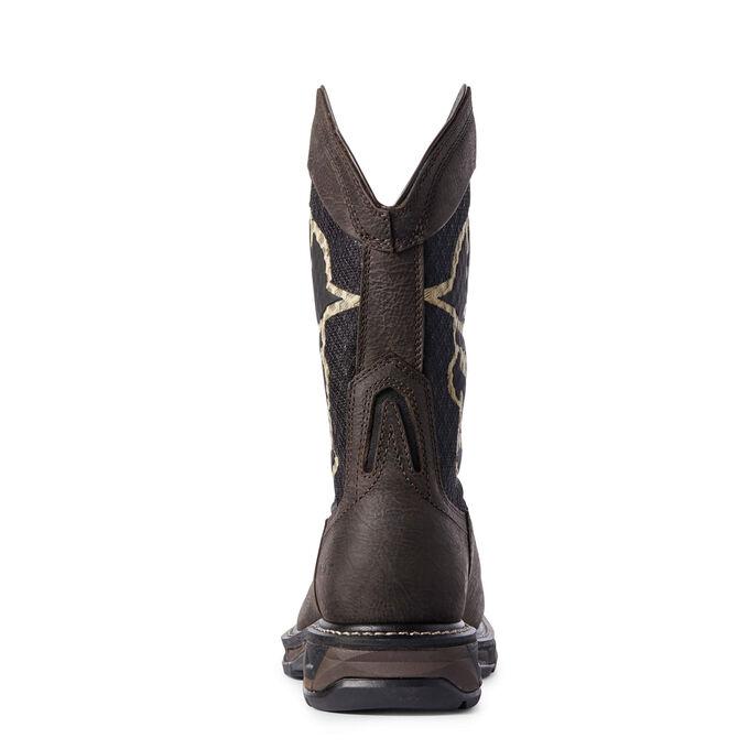 Ariat Men's WorkHog XT VentTEK Iron Coffee Carbon Toe Work Boots 10031507 - Image 5