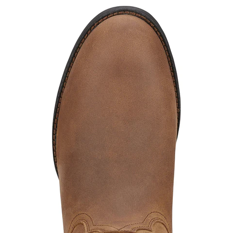 Ariat Men's Heritage Roper Distressed Brown Western Boots 10002284 - Image 3