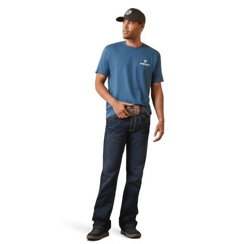 Ariat Men's Land of the Free Short Sleeve T-Shirt 10044765 - Image 3