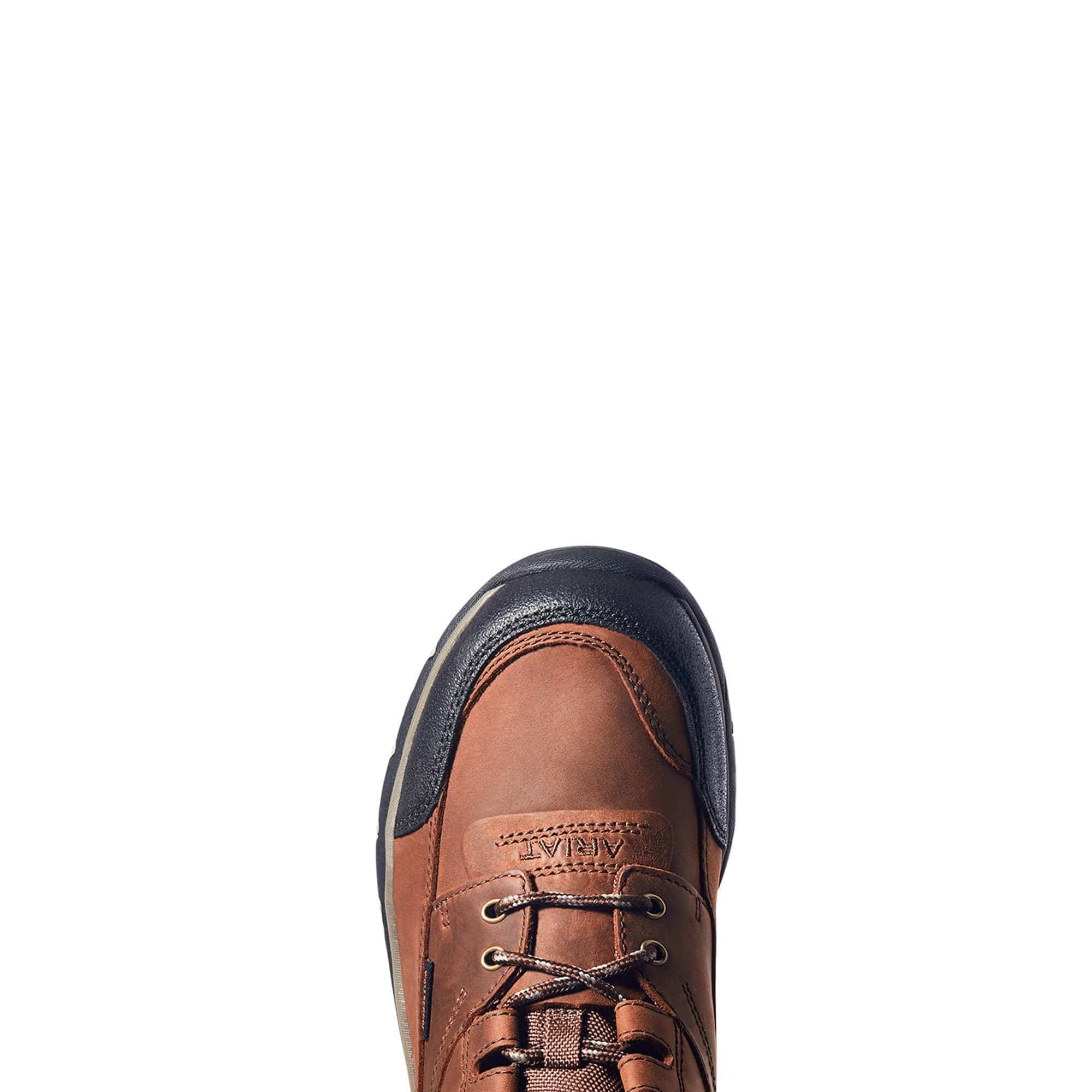 Ariat Men's Terrain Copper Brown Waterproof Round Toe Work Boots 10002183 - Image 3