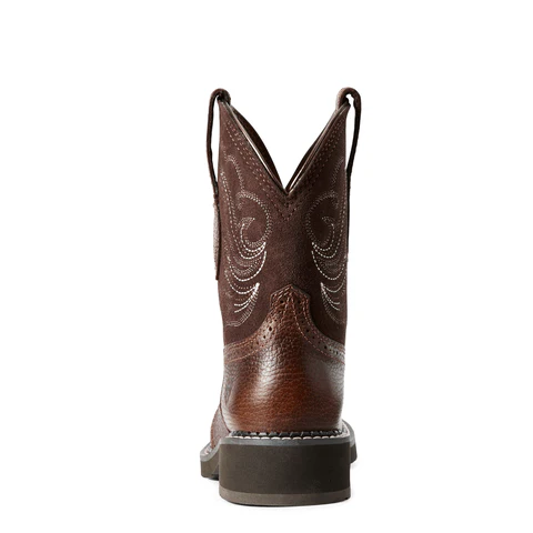 Ariat Women's Fatbaby Heritage Dapper Copper Kettle Brown Western Boots 10029492 - Image 4