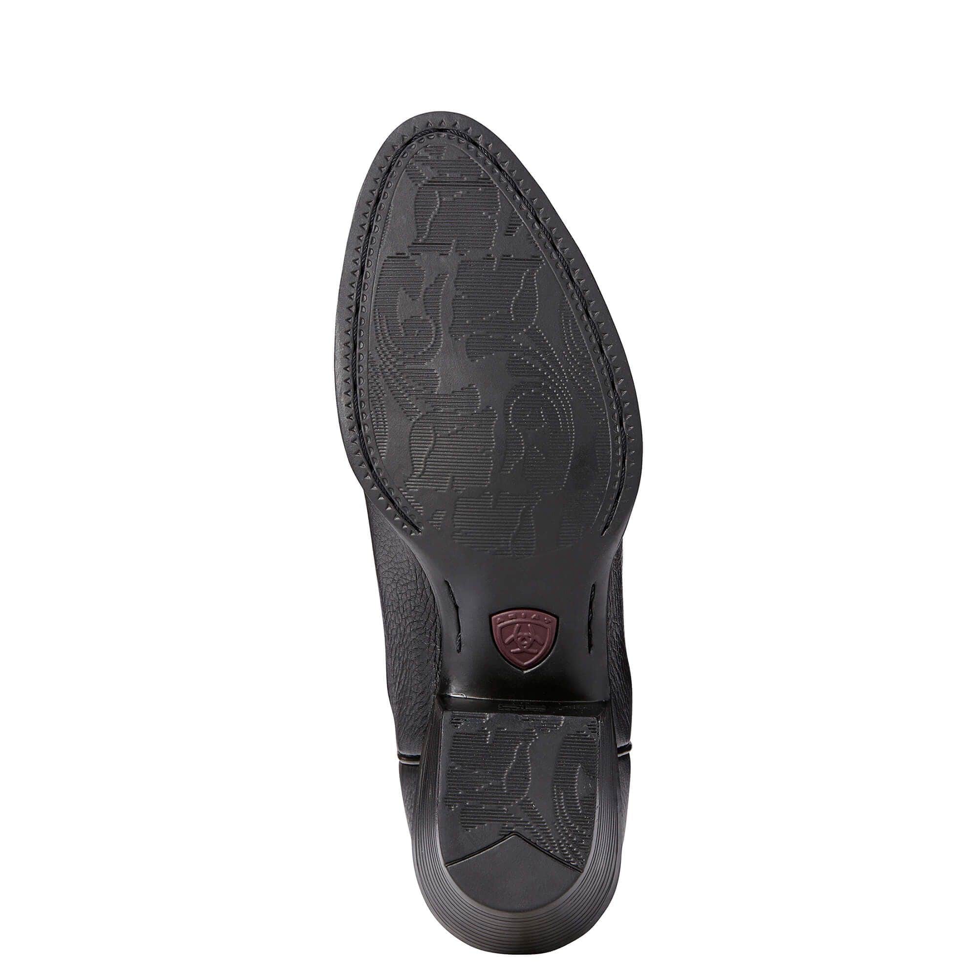 Ariat Women's Heritage Black Deertan R Toe Western Cowgirl Boots 10001037 - Image 3