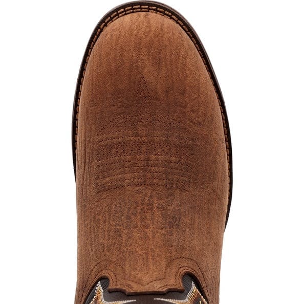 Durango Men's Rebel Oak Bark Midnight Round Toe Western Boots DDB0428 - Image 4