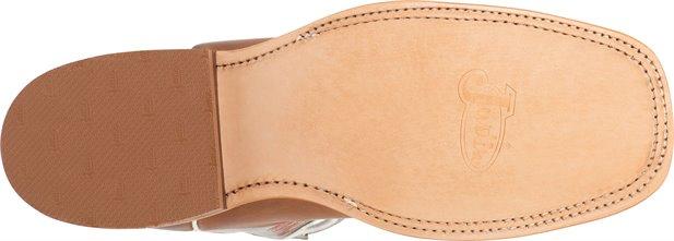 Justin Men's Bent Rail Austin Cognac Brown Square Toe Western Boots BR307 - Image 8