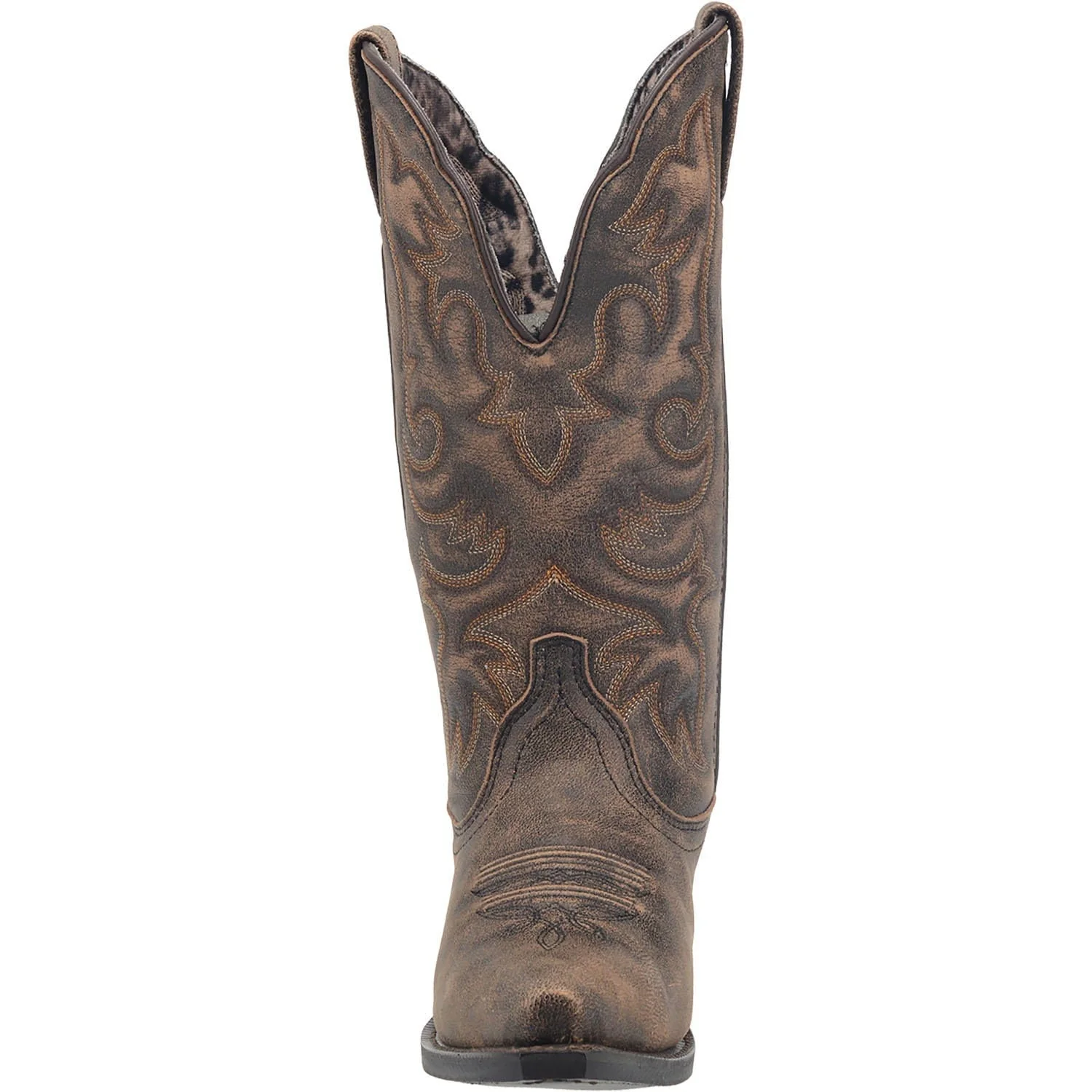 Laredo Women's Access Black Wide Calf Leather Cowgirl Boots 51079 - Image 3