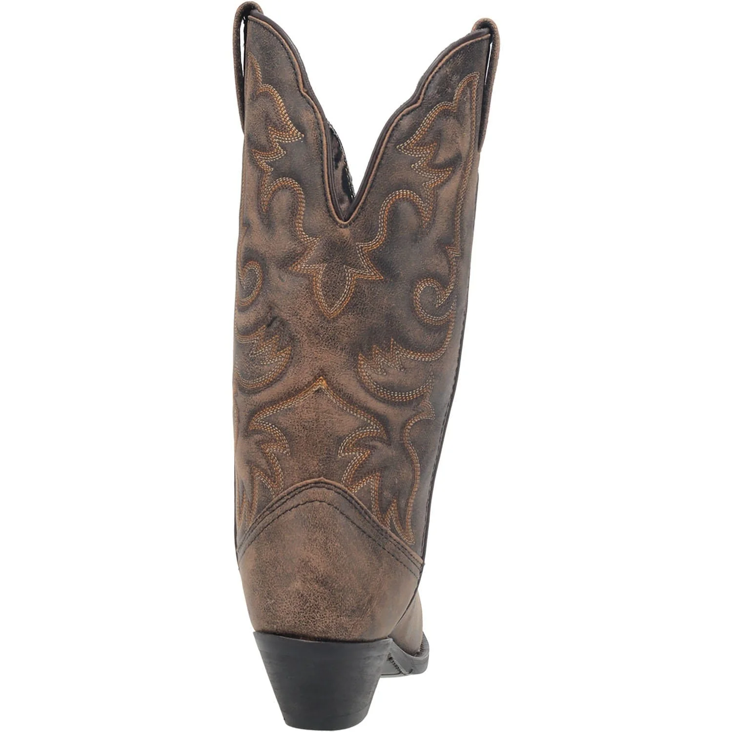 Laredo Women's Access Black Wide Calf Leather Cowgirl Boots 51079 - Image 4