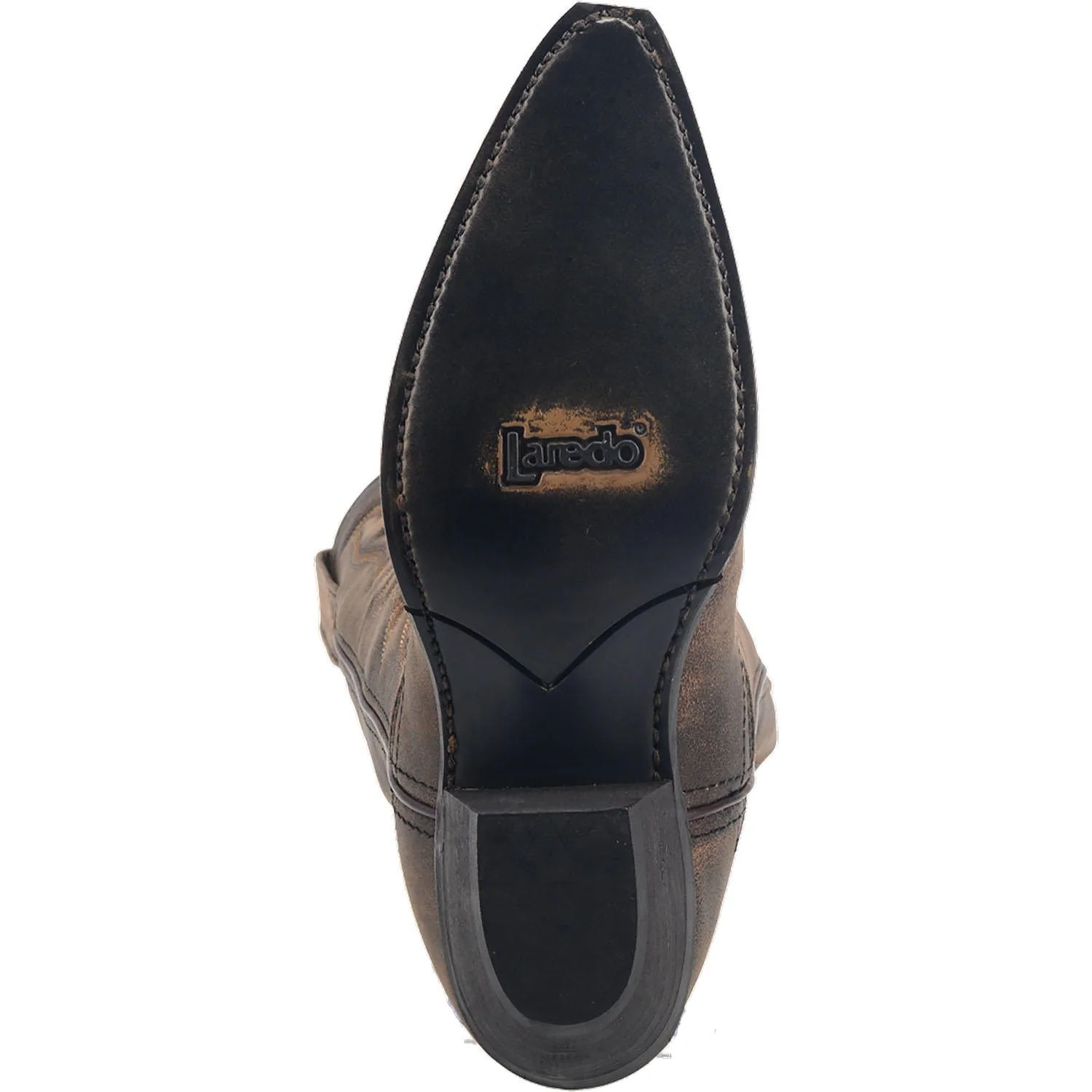 Laredo Women's Access Black Wide Calf Leather Cowgirl Boots 51079 - Image 8