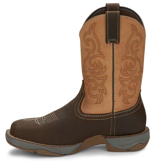 Tony Lama Men's 3R Junction Dusty Brown Steel Toe Work Boots RR3350 - Image 3